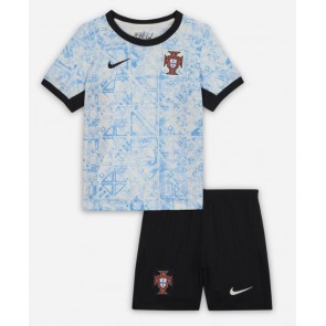 Portugalsko Dětské Venkovní dres komplet ME 2024 Krátký Rukáv (+ trenýrky)